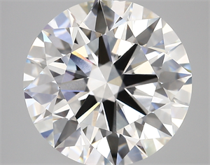 Picture of Lab Created Diamond 6.23 Carats, Round with ideal Cut, F Color, vvs2 Clarity and Certified by IGI