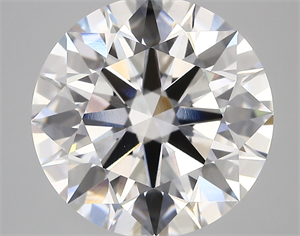 Picture of Lab Created Diamond 6.19 Carats, Round with ideal Cut, E Color, vvs2 Clarity and Certified by IGI