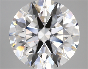 Picture of Lab Created Diamond 6.17 Carats, Round with ideal Cut, E Color, vs1 Clarity and Certified by IGI