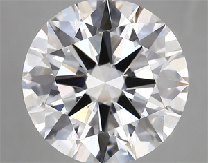 Picture of Lab Created Diamond 6.09 Carats, Round with ideal Cut, D Color, vs1 Clarity and Certified by IGI