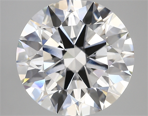 Picture of Lab Created Diamond 6.09 Carats, Round with ideal Cut, E Color, vvs2 Clarity and Certified by IGI