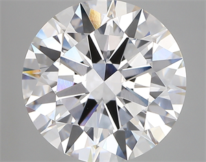 Picture of Lab Created Diamond 6.04 Carats, Round with excellent Cut, D Color, vvs2 Clarity and Certified by IGI