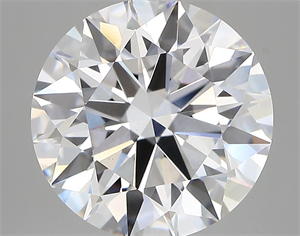 Picture of Lab Created Diamond 6.04 Carats, Round with ideal Cut, D Color, vs1 Clarity and Certified by IGI