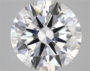 Picture of Lab Created Diamond 6.04 Carats, Round with ideal Cut, D Color, vvs2 Clarity and Certified by IGI