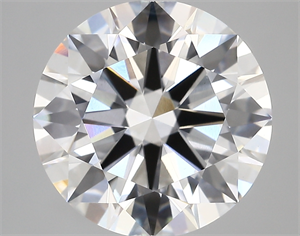 Picture of Lab Created Diamond 6.04 Carats, Round with ideal Cut, D Color, vs1 Clarity and Certified by IGI