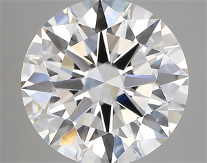 Picture of Lab Created Diamond 6.04 Carats, Round with excellent Cut, E Color, vs1 Clarity and Certified by IGI