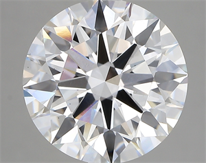 Picture of Lab Created Diamond 6.03 Carats, Round with ideal Cut, E Color, vs1 Clarity and Certified by IGI