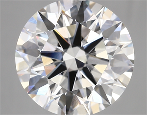 Picture of Lab Created Diamond 5.68 Carats, Round with ideal Cut, D Color, vs1 Clarity and Certified by IGI