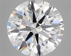 Picture of Lab Created Diamond 5.68 Carats, Round with ideal Cut, D Color, vs1 Clarity and Certified by IGI