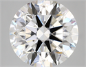 Lab Created Diamond 5.64 Carats, Round with ideal Cut, F Color, vvs2 Clarity and Certified by IGI