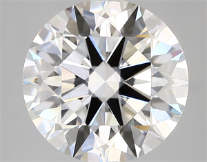 Picture of Lab Created Diamond 5.64 Carats, Round with ideal Cut, F Color, vvs2 Clarity and Certified by IGI