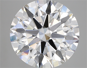 Picture of Lab Created Diamond 5.62 Carats, Round with ideal Cut, E Color, vs1 Clarity and Certified by IGI