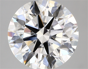 Picture of Lab Created Diamond 5.61 Carats, Round with ideal Cut, E Color, vs1 Clarity and Certified by IGI