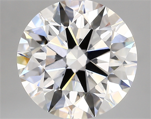 Picture of Lab Created Diamond 5.56 Carats, Round with ideal Cut, E Color, vvs2 Clarity and Certified by IGI