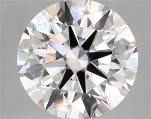 Picture of Lab Created Diamond 5.54 Carats, Round with ideal Cut, E Color, vvs2 Clarity and Certified by IGI