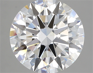 Picture of Lab Created Diamond 5.54 Carats, Round with excellent Cut, E Color, vs1 Clarity and Certified by IGI