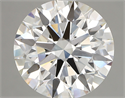 Lab Created Diamond 5.53 Carats, Round with ideal Cut, F Color, vvs2 Clarity and Certified by IGI