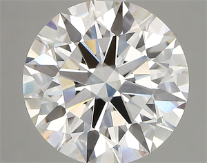 Picture of Lab Created Diamond 5.53 Carats, Round with ideal Cut, F Color, vvs2 Clarity and Certified by IGI