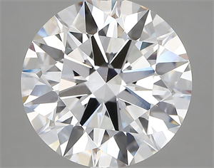 Picture of Lab Created Diamond 5.53 Carats, Round with ideal Cut, E Color, vvs2 Clarity and Certified by IGI
