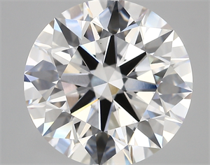 Picture of Lab Created Diamond 5.49 Carats, Round with ideal Cut, D Color, vs1 Clarity and Certified by IGI