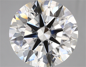 Picture of Lab Created Diamond 5.48 Carats, Round with ideal Cut, F Color, vvs2 Clarity and Certified by IGI