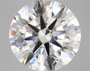 Picture of Lab Created Diamond 5.48 Carats, Round with ideal Cut, F Color, vs1 Clarity and Certified by IGI