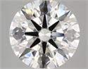 Lab Created Diamond 5.48 Carats, Round with ideal Cut, E Color, vvs2 Clarity and Certified by IGI