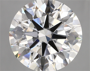 Picture of Lab Created Diamond 5.47 Carats, Round with ideal Cut, E Color, vs1 Clarity and Certified by IGI