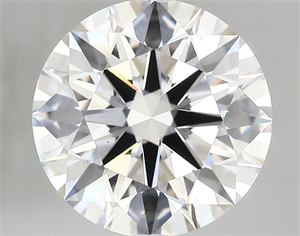 Picture of Lab Created Diamond 5.46 Carats, Round with ideal Cut, D Color, vs1 Clarity and Certified by IGI