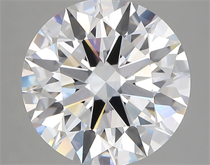 Picture of Lab Created Diamond 5.46 Carats, Round with ideal Cut, E Color, vvs2 Clarity and Certified by IGI
