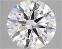 Lab Created Diamond 5.46 Carats, Round with ideal Cut, E Color, vvs2 Clarity and Certified by IGI
