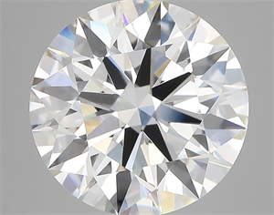 Picture of Lab Created Diamond 5.46 Carats, Round with ideal Cut, E Color, vvs2 Clarity and Certified by IGI