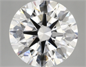 Lab Created Diamond 5.44 Carats, Round with ideal Cut, D Color, vs1 Clarity and Certified by IGI