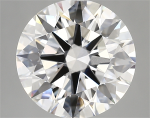 Picture of Lab Created Diamond 5.44 Carats, Round with ideal Cut, D Color, vs1 Clarity and Certified by IGI