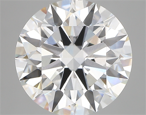 Picture of Lab Created Diamond 5.43 Carats, Round with ideal Cut, F Color, vvs2 Clarity and Certified by IGI