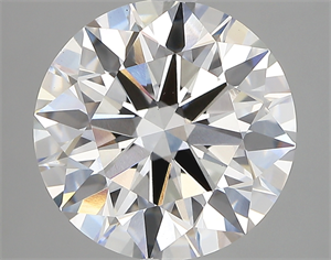 Picture of Lab Created Diamond 5.43 Carats, Round with ideal Cut, F Color, vs1 Clarity and Certified by IGI