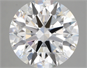 Lab Created Diamond 5.42 Carats, Round with ideal Cut, E Color, vvs2 Clarity and Certified by IGI