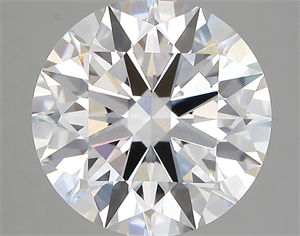 Picture of Lab Created Diamond 5.42 Carats, Round with ideal Cut, E Color, vvs2 Clarity and Certified by IGI