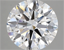 Lab Created Diamond 5.42 Carats, Round with ideal Cut, E Color, vvs2 Clarity and Certified by IGI