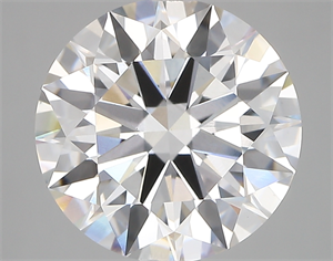 Picture of Lab Created Diamond 5.42 Carats, Round with ideal Cut, E Color, vs1 Clarity and Certified by IGI