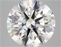 Lab Created Diamond 5.41 Carats, Round with ideal Cut, D Color, vs1 Clarity and Certified by IGI