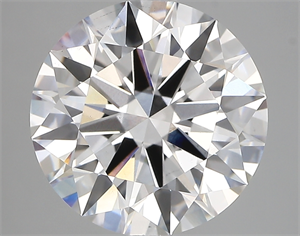 Picture of Lab Created Diamond 5.41 Carats, Round with ideal Cut, D Color, vs2 Clarity and Certified by IGI