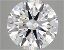Lab Created Diamond 5.39 Carats, Round with ideal Cut, E Color, vvs2 Clarity and Certified by IGI