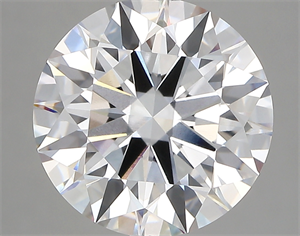 Picture of Lab Created Diamond 5.39 Carats, Round with ideal Cut, E Color, vvs2 Clarity and Certified by IGI