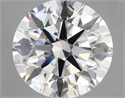 Lab Created Diamond 5.39 Carats, Round with ideal Cut, D Color, vs1 Clarity and Certified by IGI