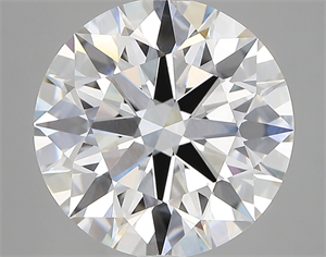 Picture of Lab Created Diamond 5.38 Carats, Round with ideal Cut, D Color, vvs2 Clarity and Certified by IGI