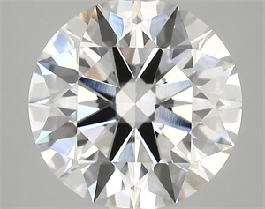 Picture of Lab Created Diamond 5.36 Carats, Round with ideal Cut, F Color, vs1 Clarity and Certified by IGI