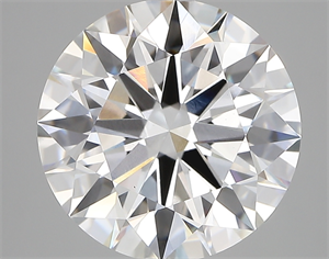 Picture of Lab Created Diamond 5.36 Carats, Round with ideal Cut, D Color, vs1 Clarity and Certified by IGI