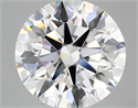 Lab Created Diamond 5.35 Carats, Round with ideal Cut, D Color, vvs2 Clarity and Certified by IGI