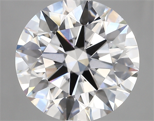 Picture of Lab Created Diamond 5.34 Carats, Round with ideal Cut, D Color, vs1 Clarity and Certified by IGI